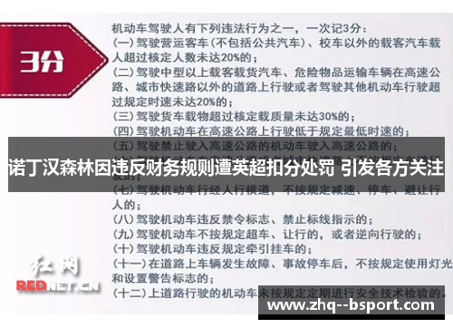 诺丁汉森林因违反财务规则遭英超扣分处罚 引发各方关注 诺丁汉森林因违反财务规则遭英超扣分处罚 引发各方关注
